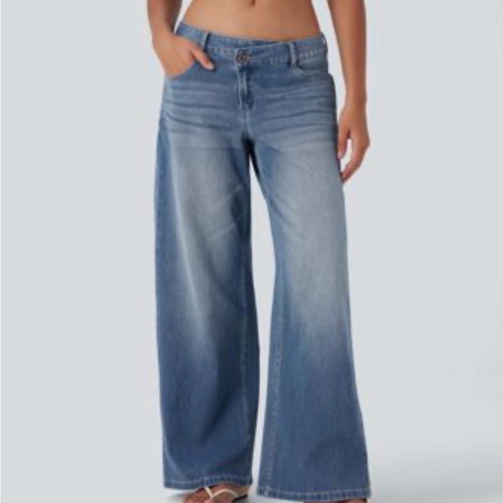 HALARA Light Blue Lowrise Jeans